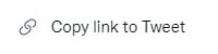 Sao chép URL video Twitter bằng cách nhấp vào <b> Chia sẻ </b> và chọn <b> Sao chép liên kết vào Tweet </b>